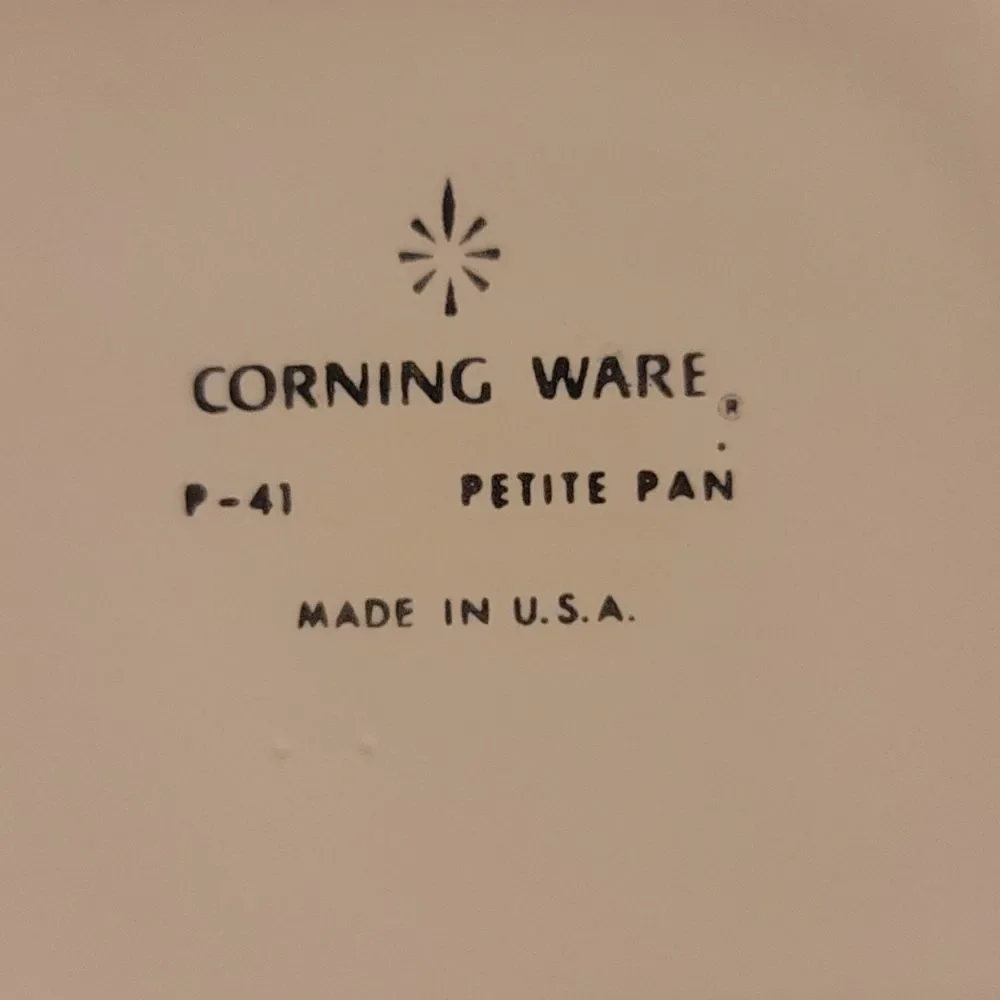 VINTAGE p-41 cornflower corning ware - Picture 4 of 4